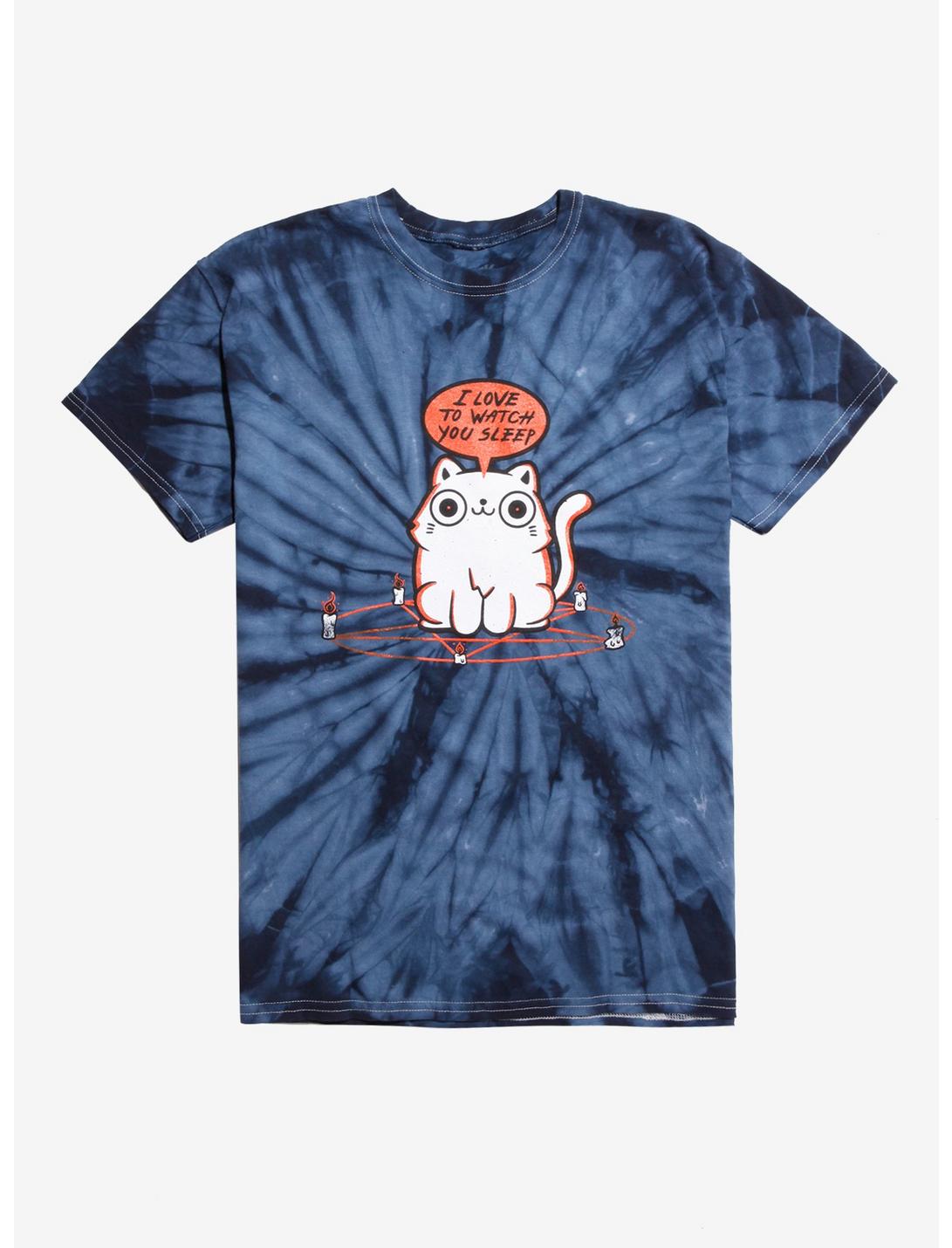 Watch You Sleep Cat Tie-Dye T-Shirt By Tobe Fonseca, MULTI, hi-res
