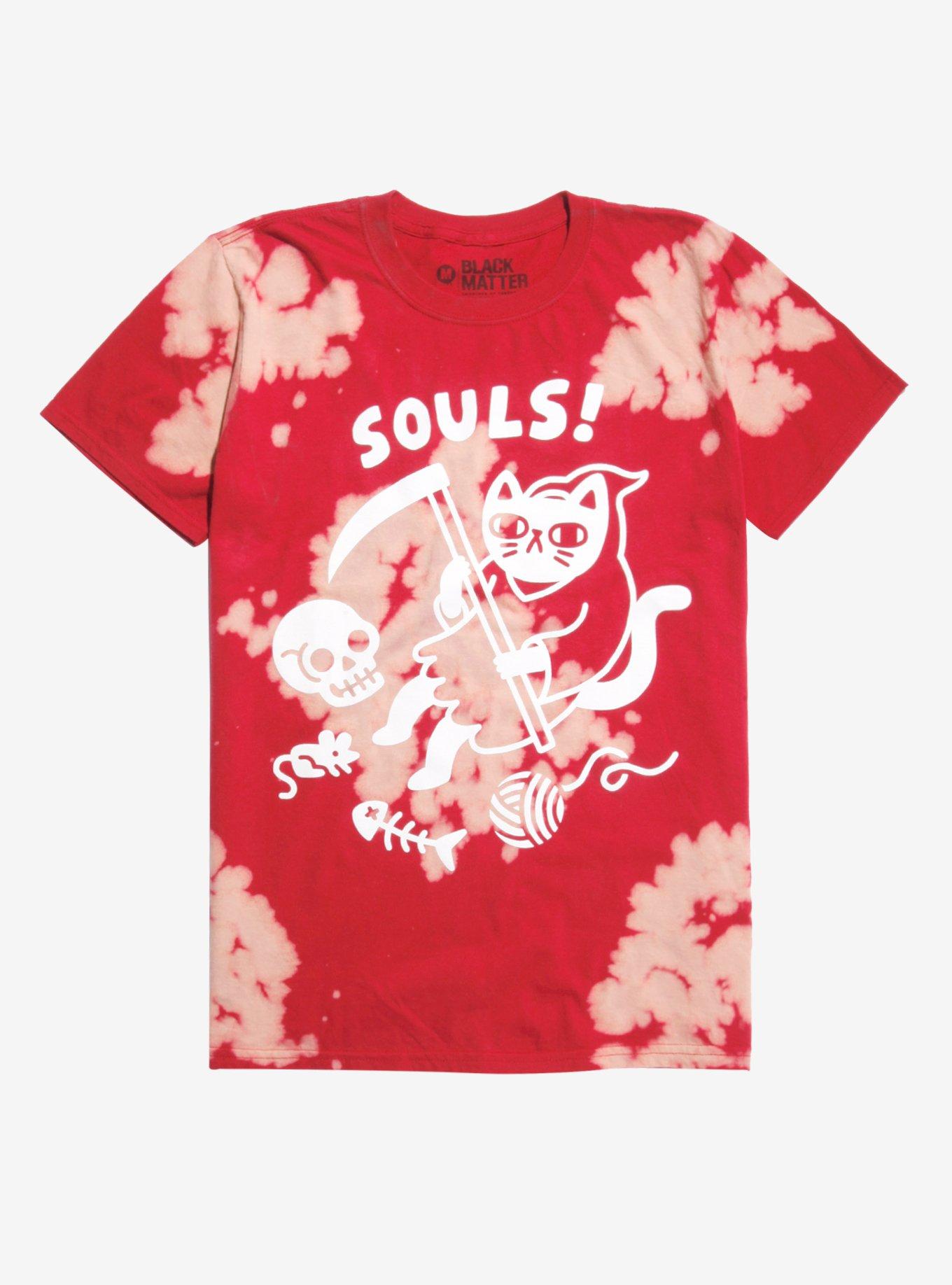 Cat Got Your Soul Tie-Dye T-Shirt By Obinsun, MULTI, hi-res