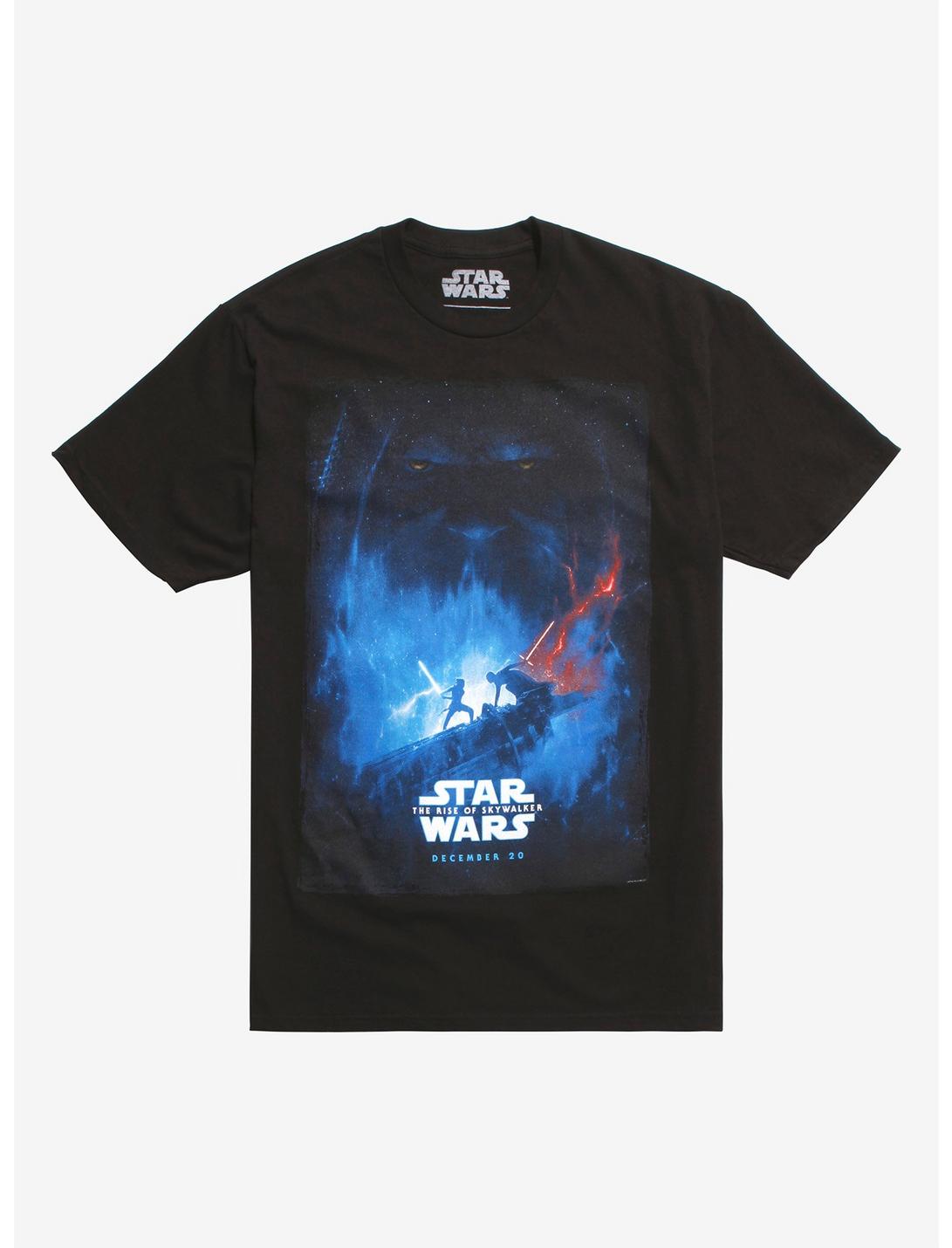 Star Wars: The Rise Of Skywalker Release Date Poster T-Shirt, BLACK, hi-res