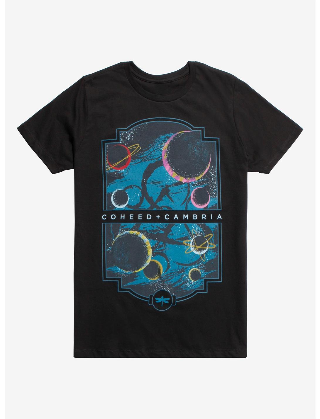 Coheed And Cambria Planets T-Shirt, BLACK, hi-res