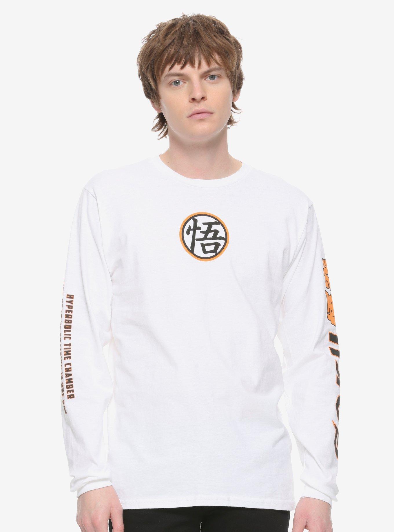 Dragon Ball Super Hyperbolic Time Chamber Long Sleeve T-Shirt - BoxLunch Exclusive, WHITE, hi-res