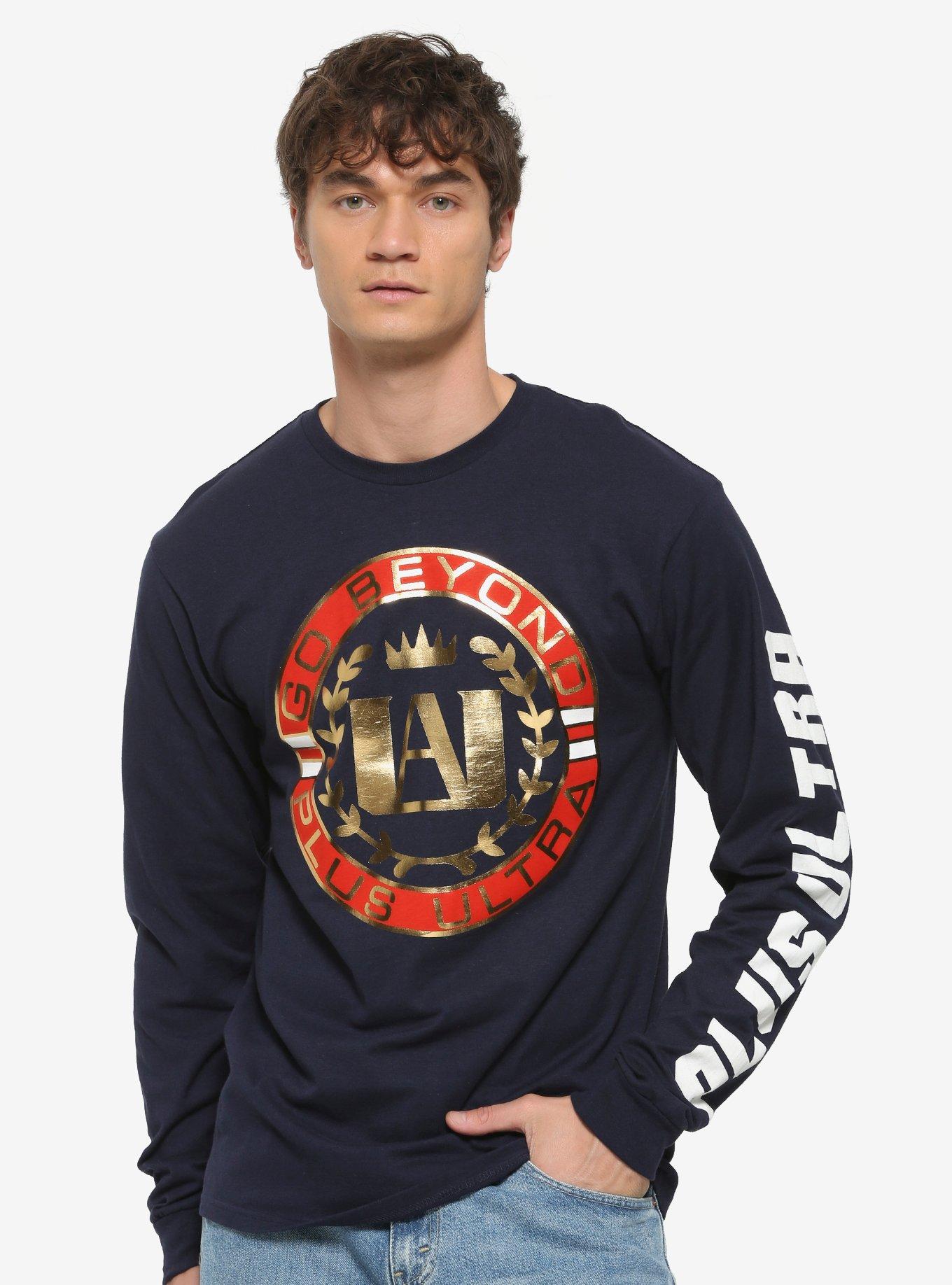 My Hero Academia Go Beyond Long Sleeve T-Shirt - BoxLunch Exclusive, BLUE, hi-res