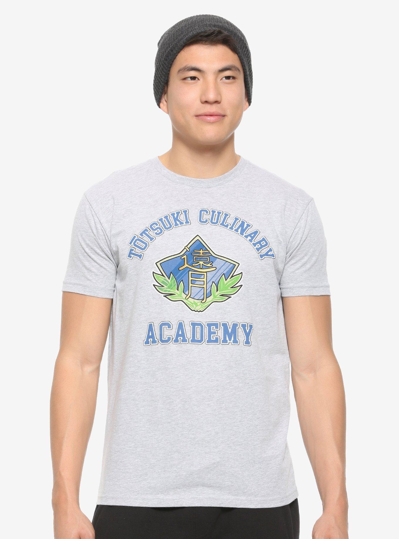 Food Wars! Totsuki Culinary Academy T-Shirt - BoxLunch Exclusive, GREY, hi-res