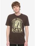 Animal Crossing The Roost Cafe T-Shirt - BoxLunch Exclusive, BROWN, hi-res