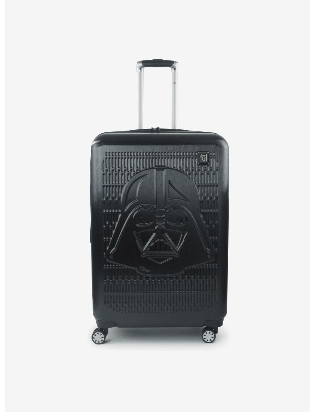 FUL Star Wars Darth Vader Embossed 29 Inch Black Spinner Suitcase, , hi-res