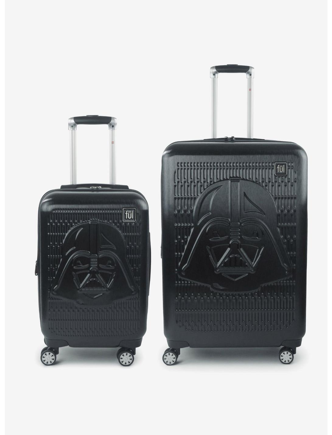 FUL Star Wars Darth Vader Embossed 2 Piece Black Luggage Set, , hi-res