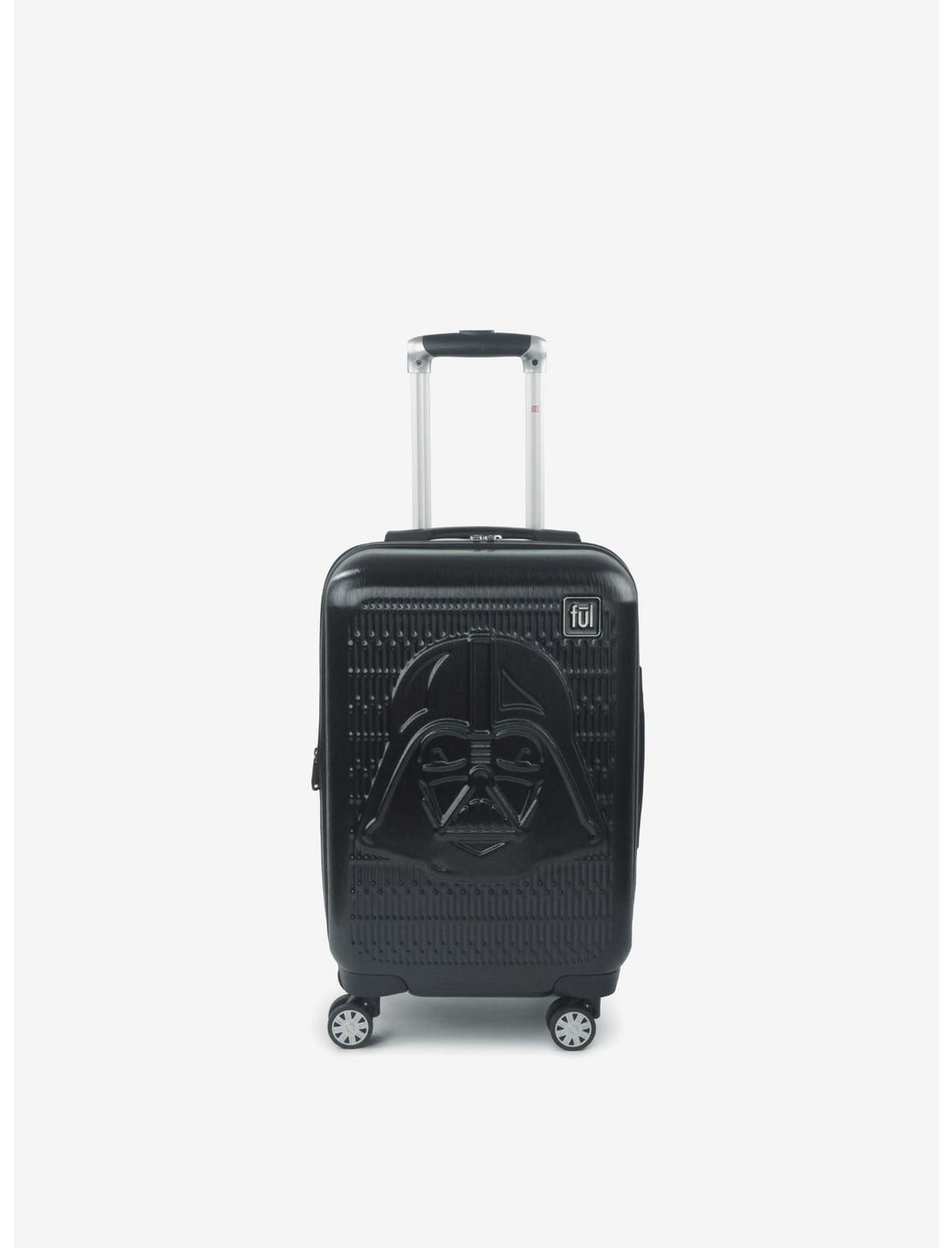 FUL Star Wars Darth Vader Embossed 21 Inch Black Spinner Suitcase, , hi-res