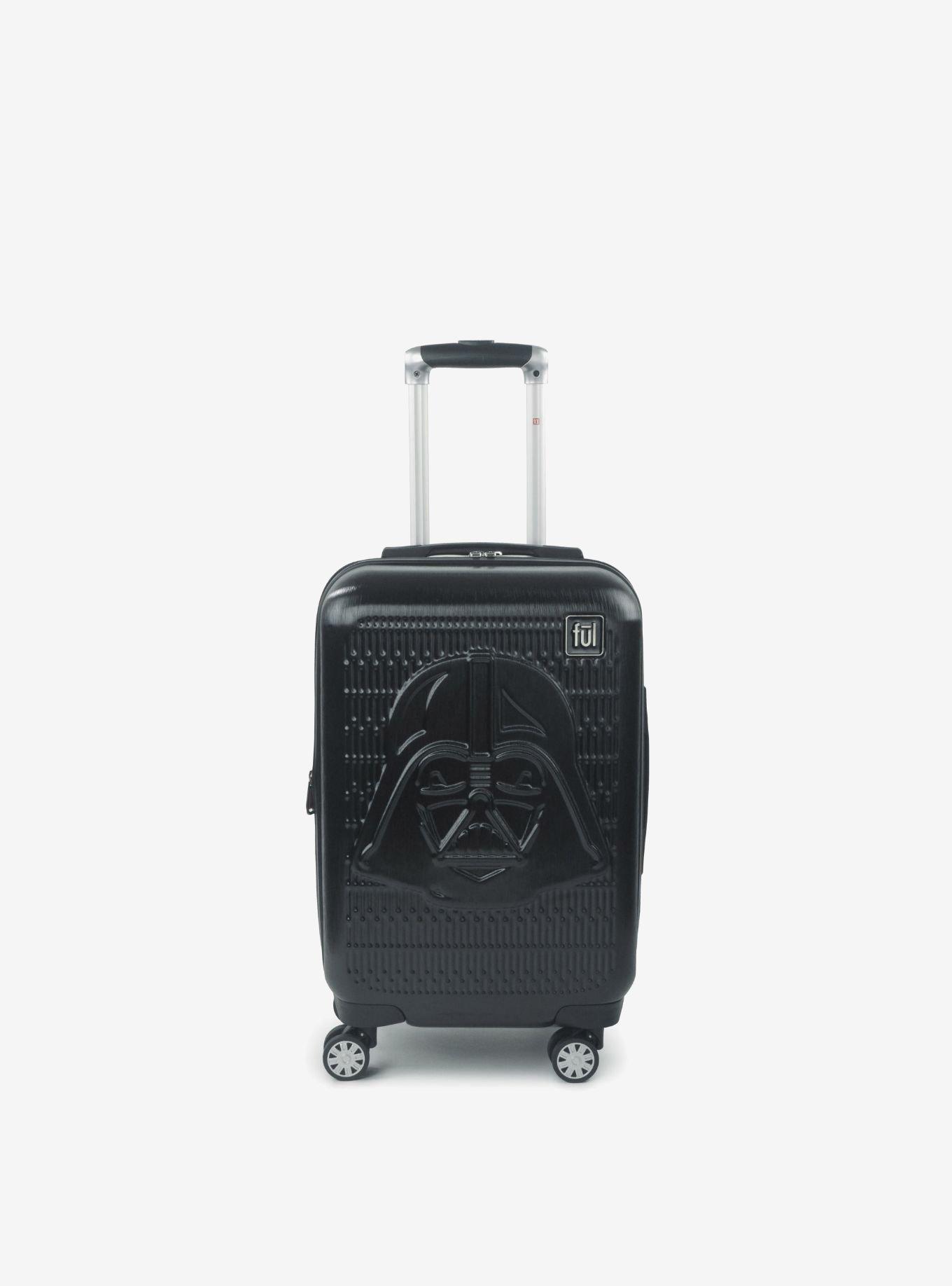 FUL Star Wars Darth Vader Embossed 21 Inch Black Spinner Suitcase, , hi-res