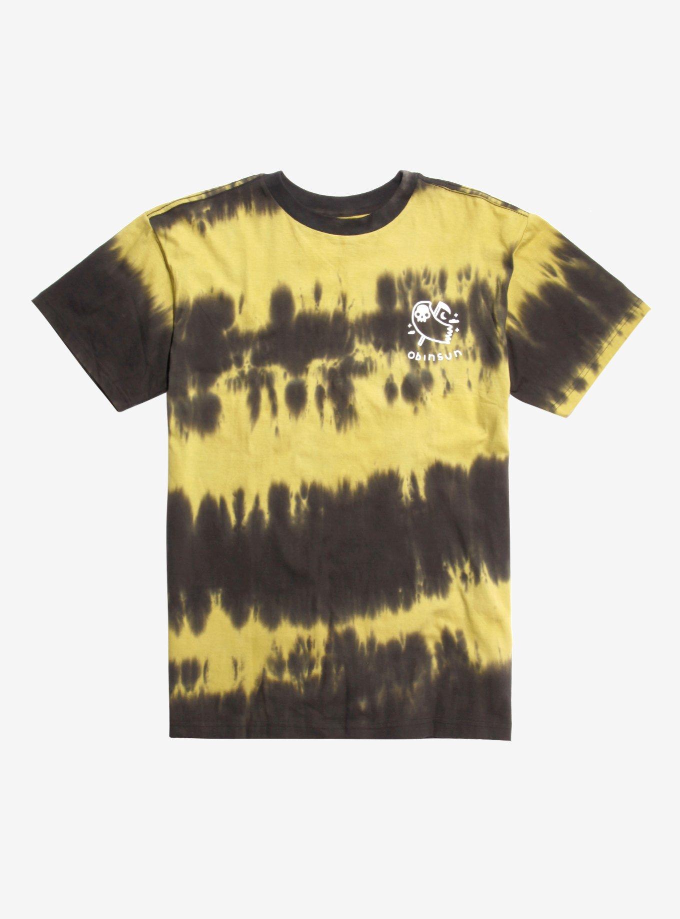 Another Grim Night Striped Tie-Dye T-Shirt By Obinsun, MULTI, hi-res