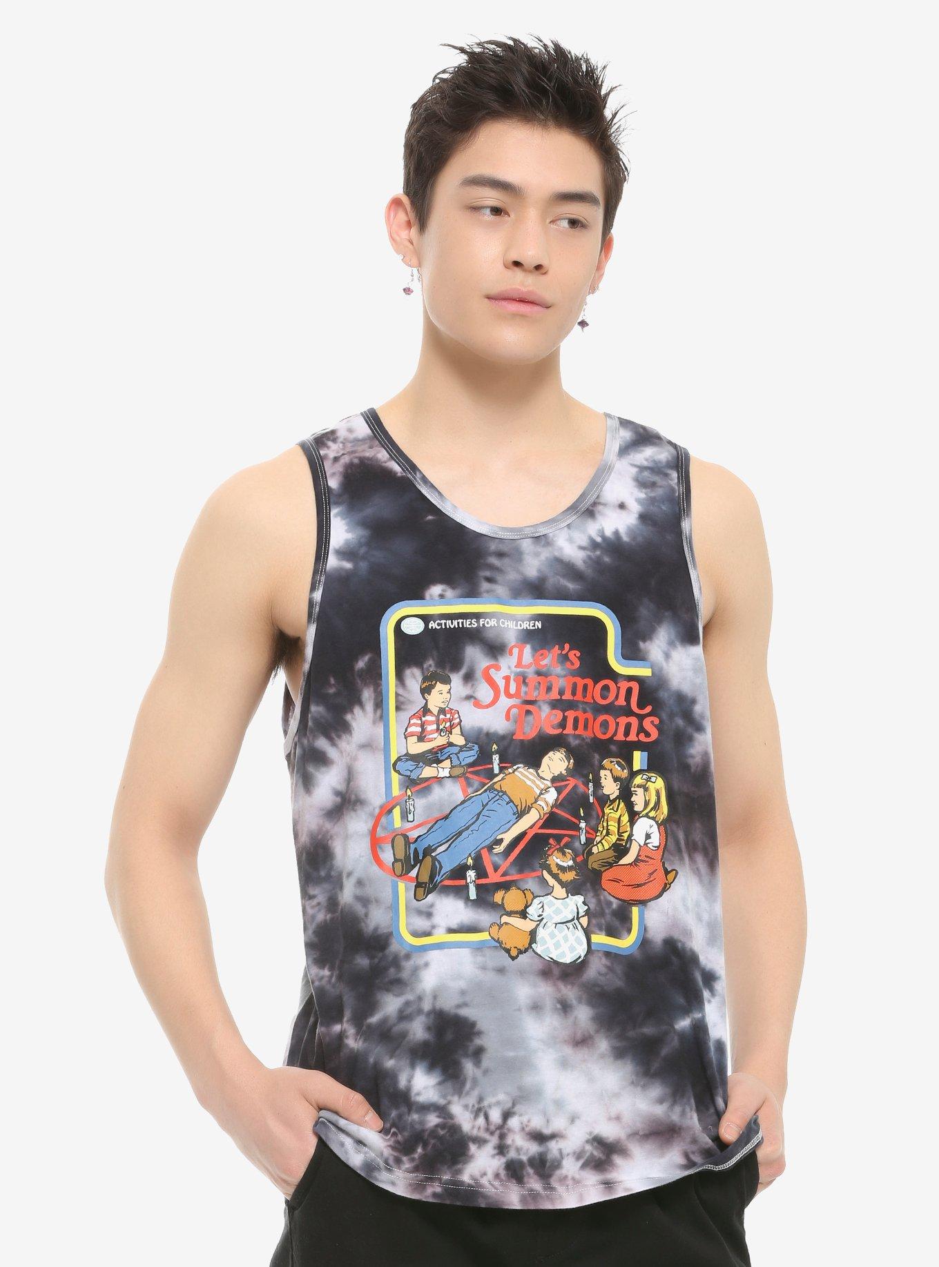 Let's Summon Demons Washed Tank Top By Steven Rhodes, MULTI, hi-res