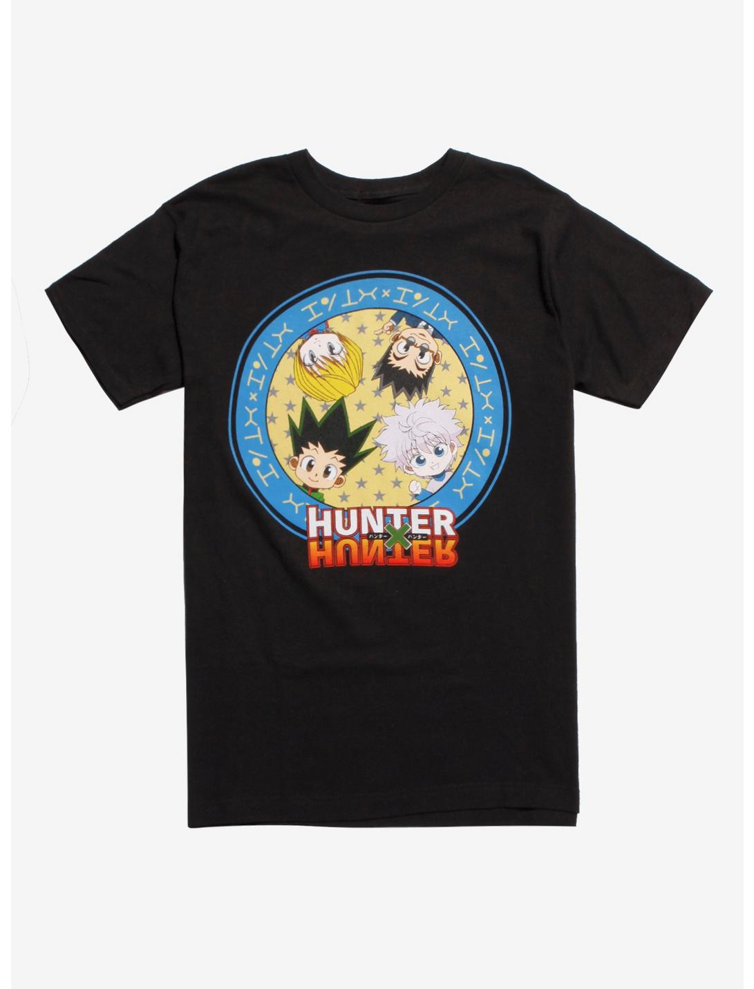 Hunter X Hunter Chibi Circle T-Shirt, BLACK, hi-res