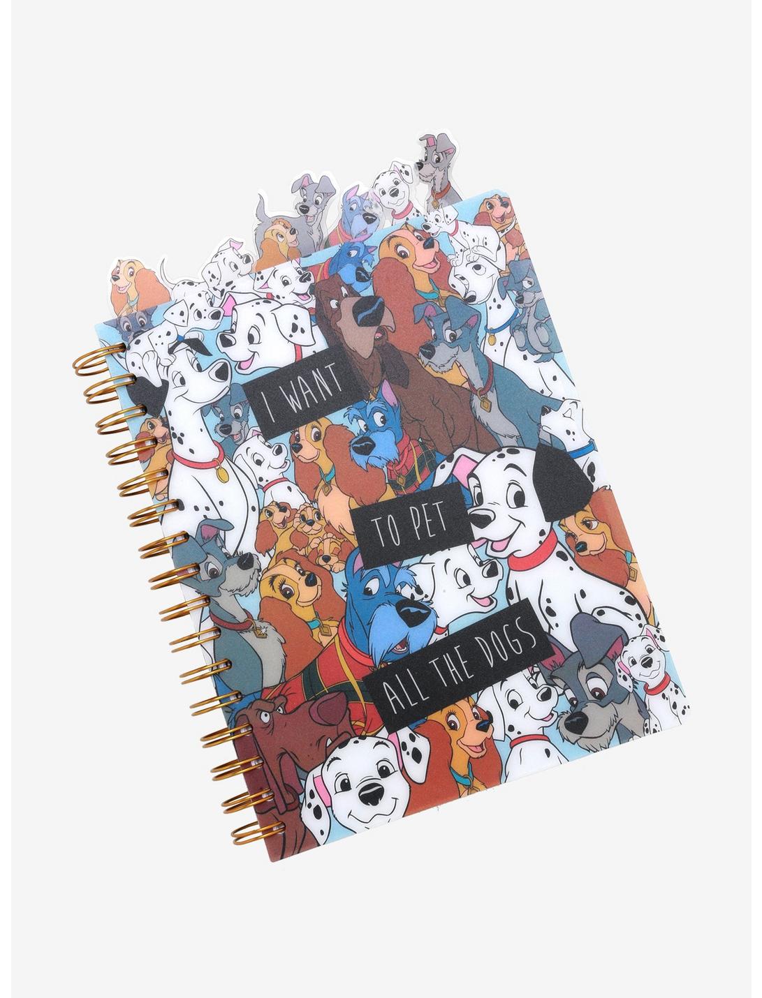 Disney I Want To Pet All The Dogs Tabbed Journal, , hi-res