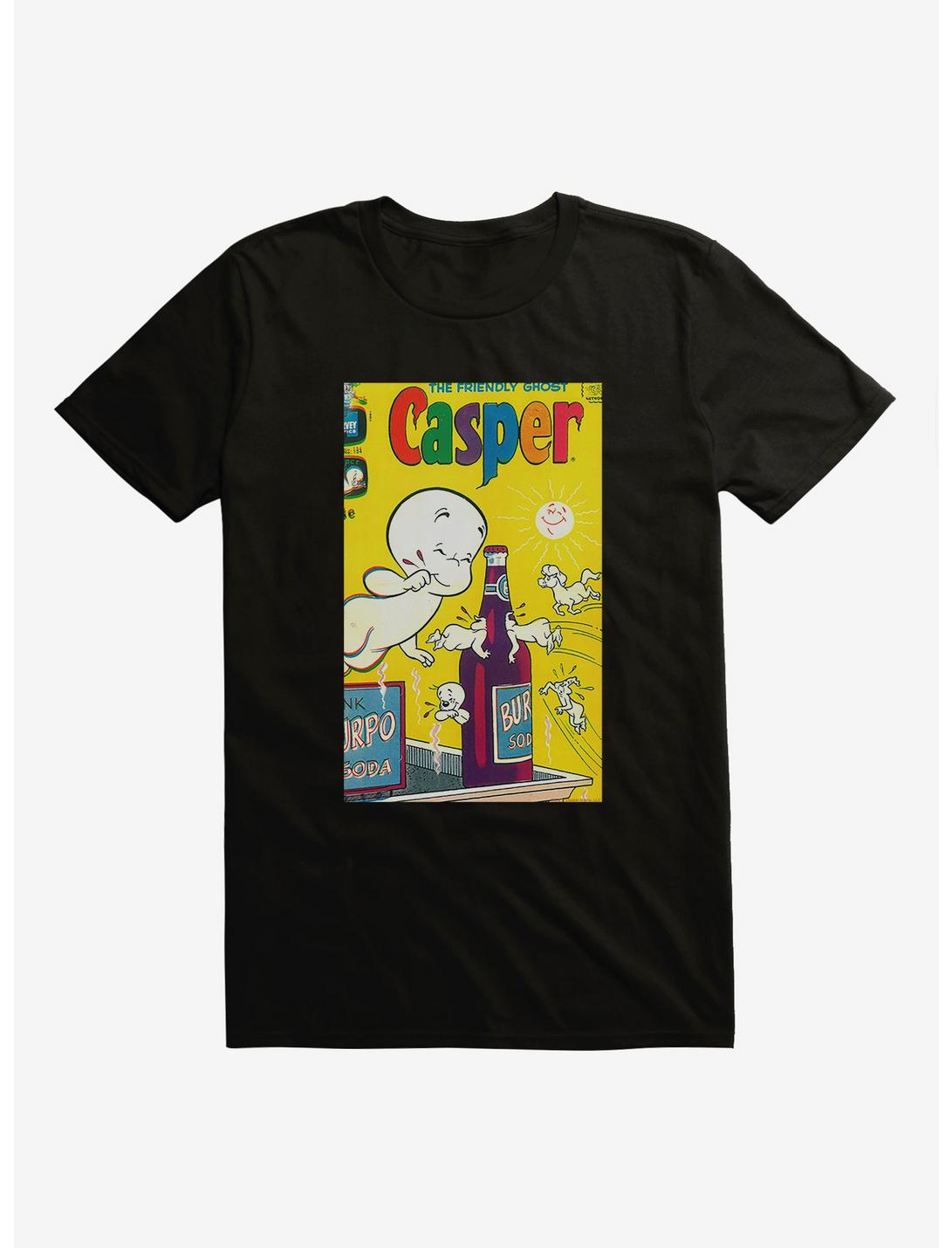 Casper The Friendly Ghost Burpo Soda T-Shirt, BLACK, hi-res