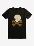 Casper The Friendly Ghost Cross Bones T-Shirt, BLACK, hi-res