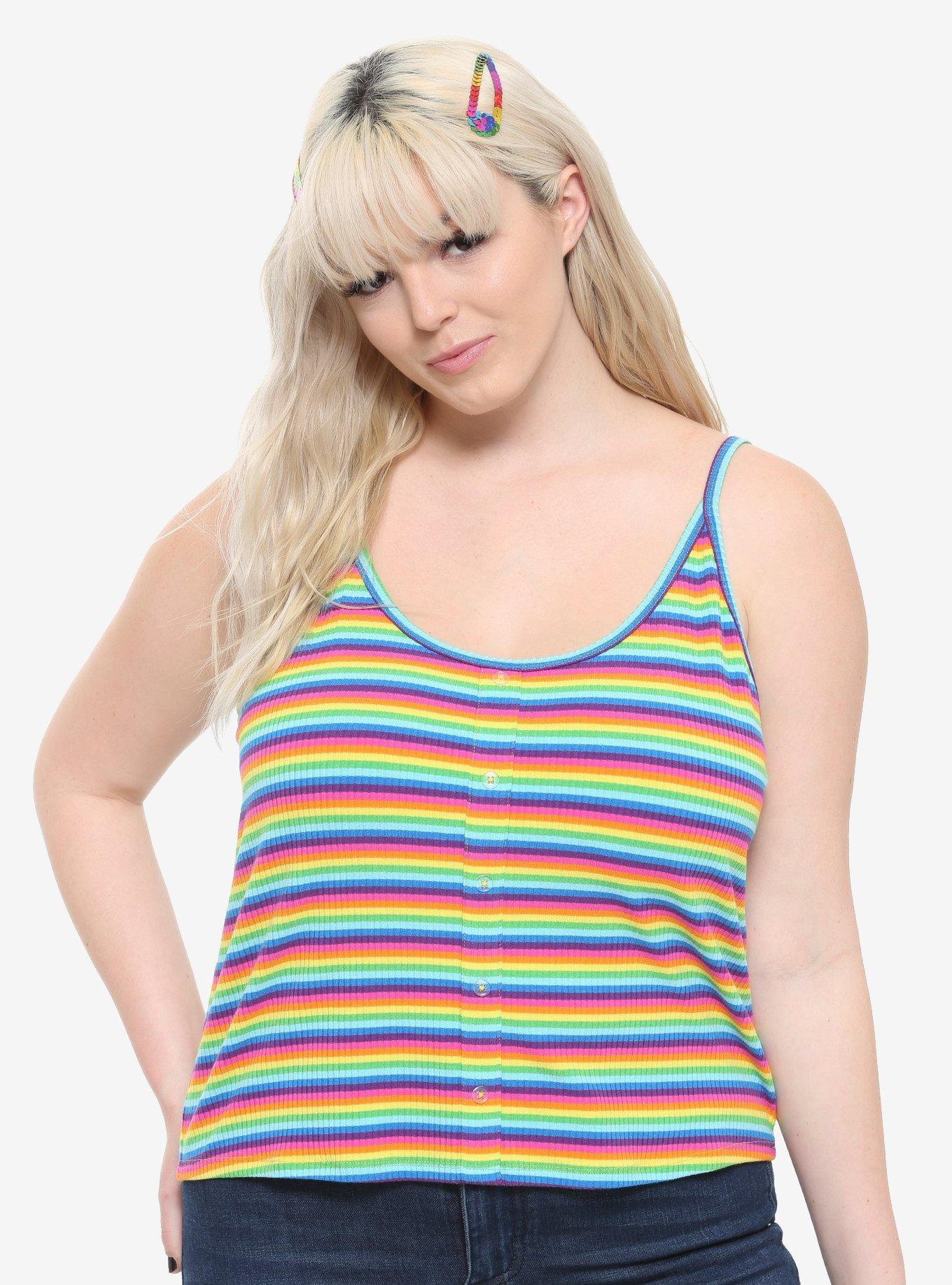 【あんな様】Multicolor Stripe TankTop STRIPE'A'POSE - Tank Top