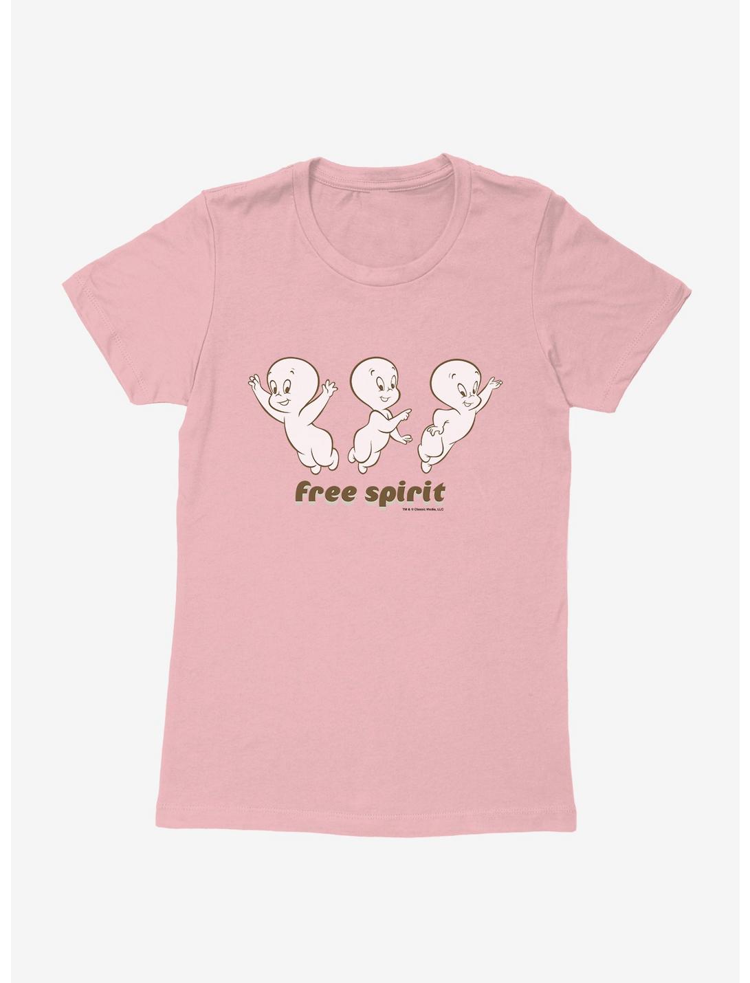 Casper The Friendly Ghost Free Spirit Womens T-Shirt, LIGHT PINK, hi-res