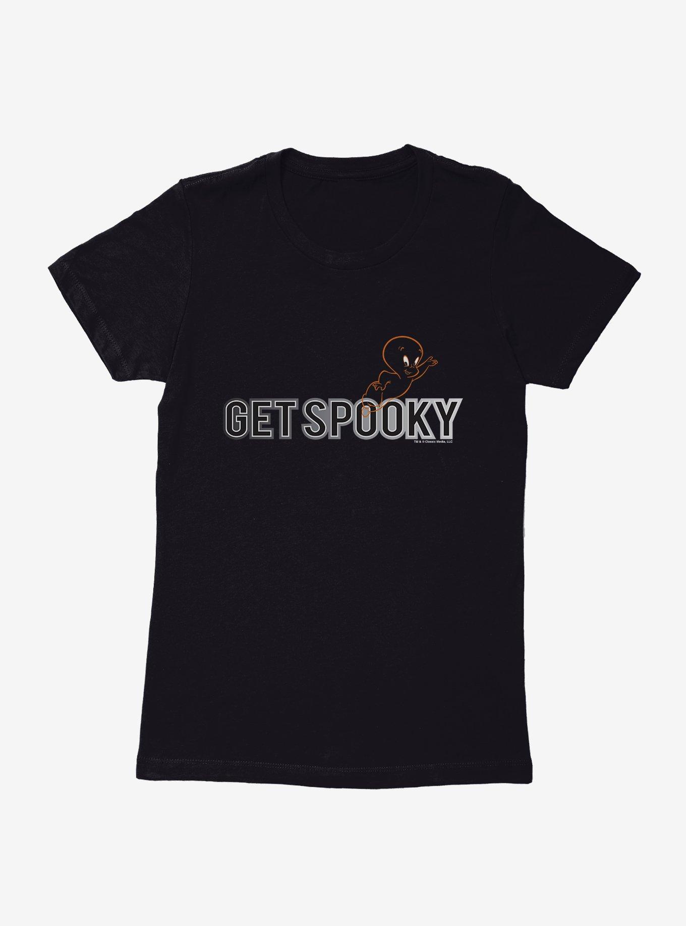 Casper The Friendly Ghost Get Spooky Womens T-Shirt, BLACK, hi-res