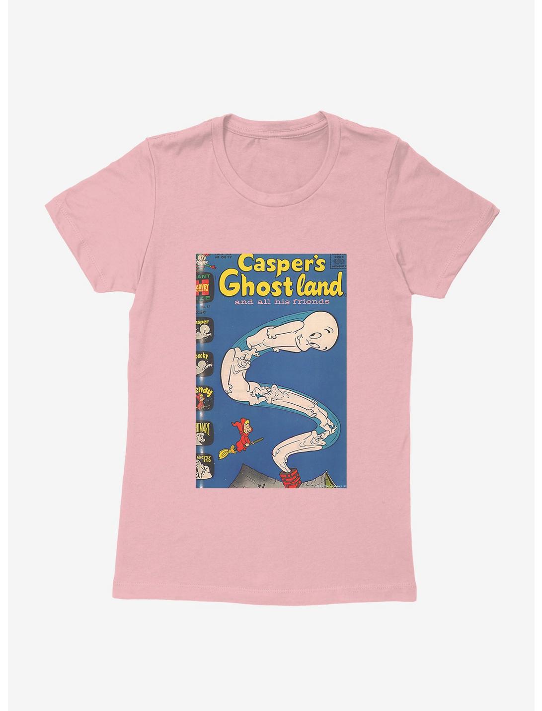 Casper The Friendly Ghost Ghostland And Friends Chimney Womens T-Shirt, LIGHT PINK, hi-res