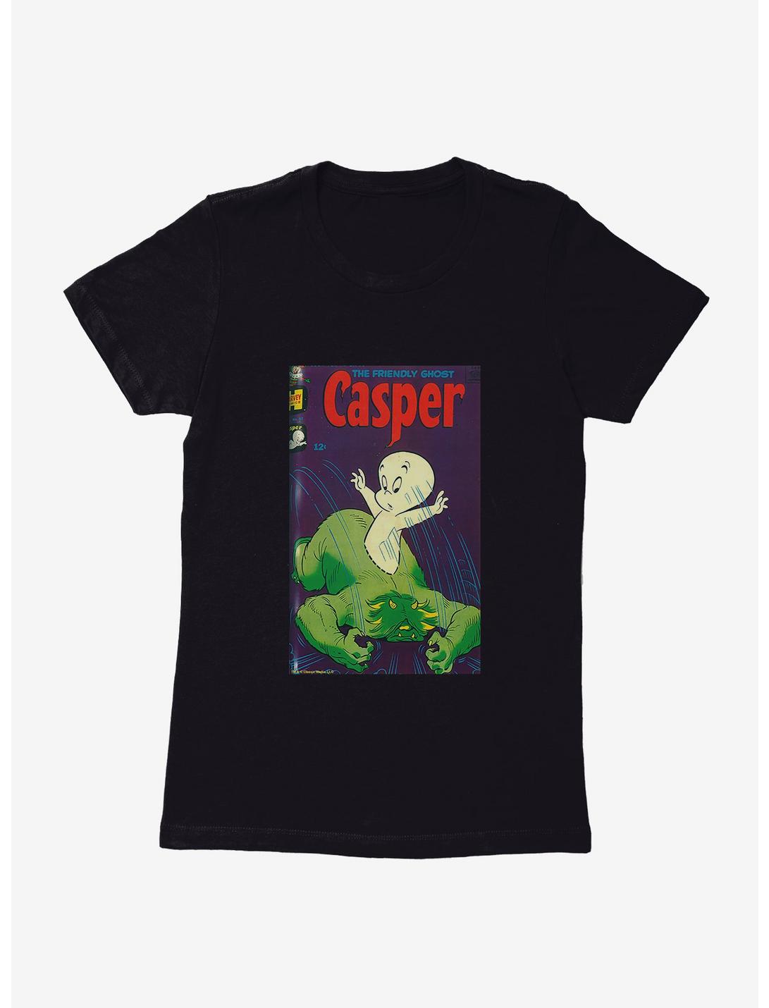 Casper The Friendly Ghost See Through Womens T-Shirt, BLACK, hi-res