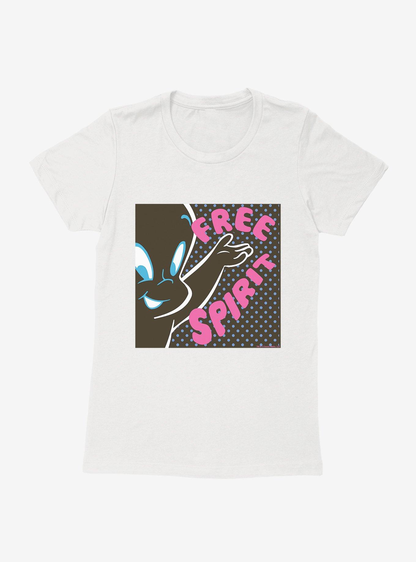 Boxlunch Casper The Friendly Ghost Pop Comic Art Free Spirit Womens T-Shirt