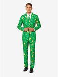 Suitmeister Men's St. Patrick's Day Suit, GREEN  YELLOW, hi-res