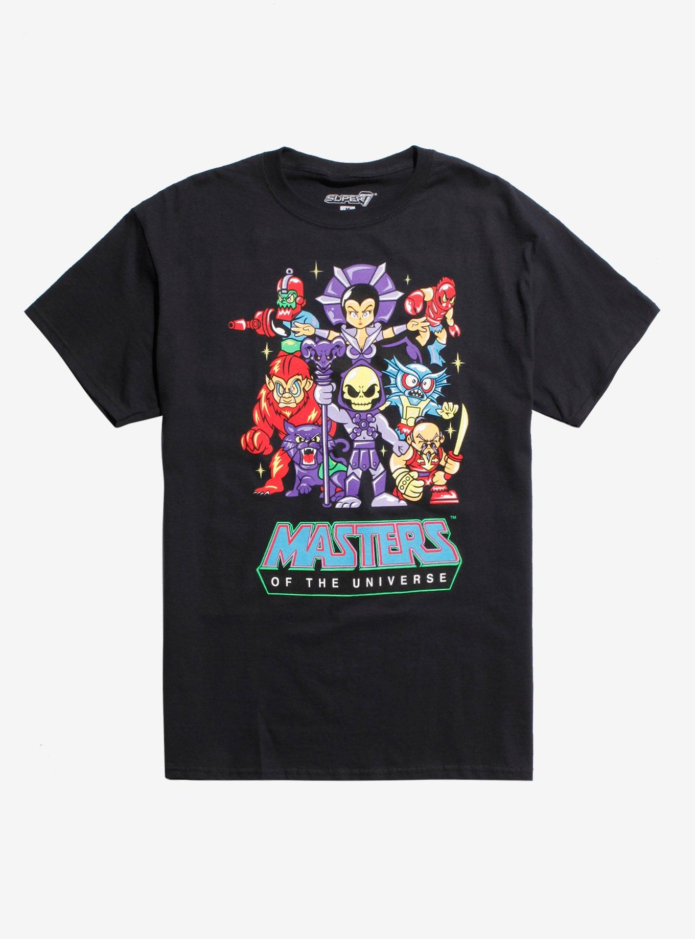 Masters Of The Universe Chibi Villains T-Shirt, BLACK, hi-res