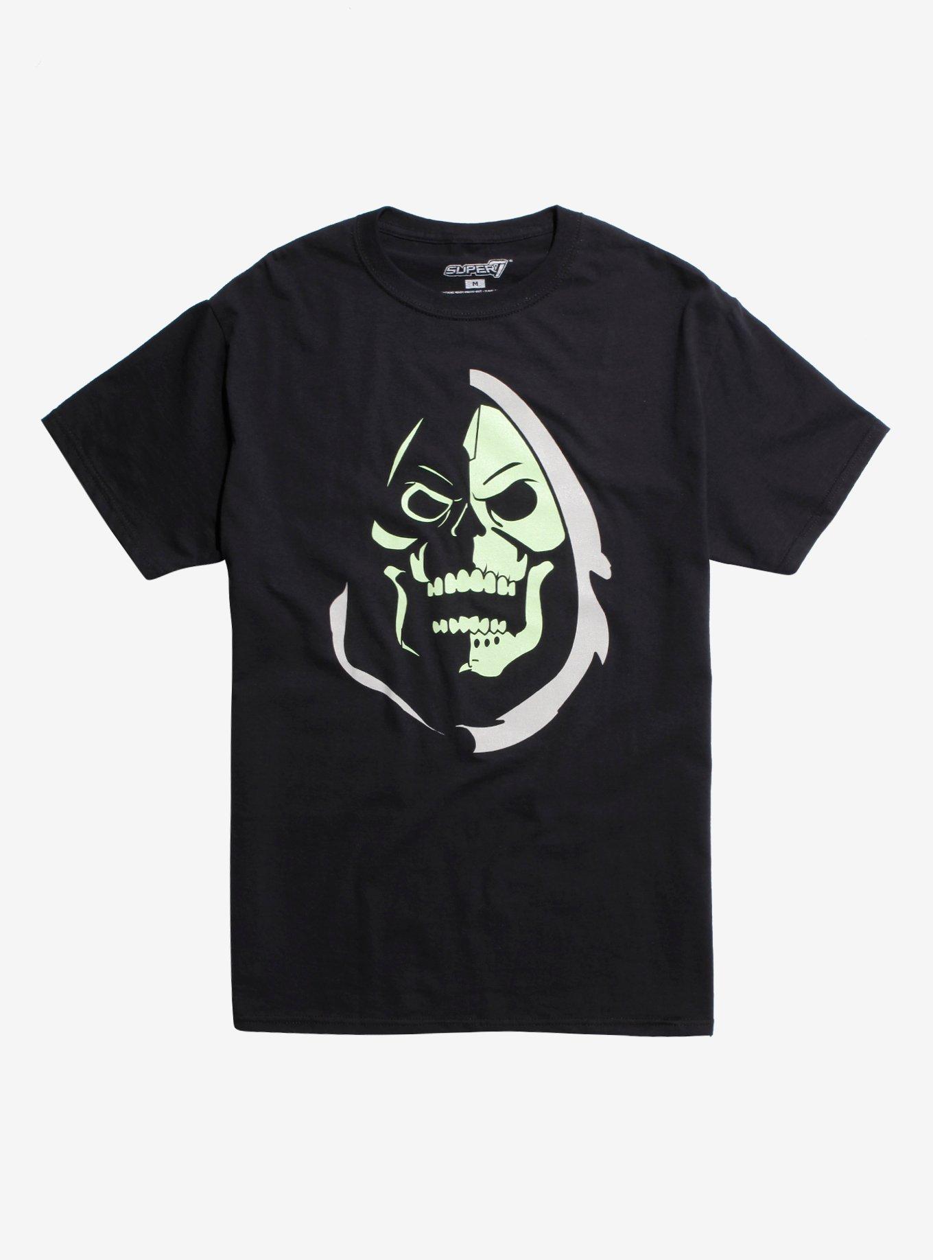 Masters Of The Universe Skeletor Glow-In-The-Dark T-Shirt, BLACK, hi-res