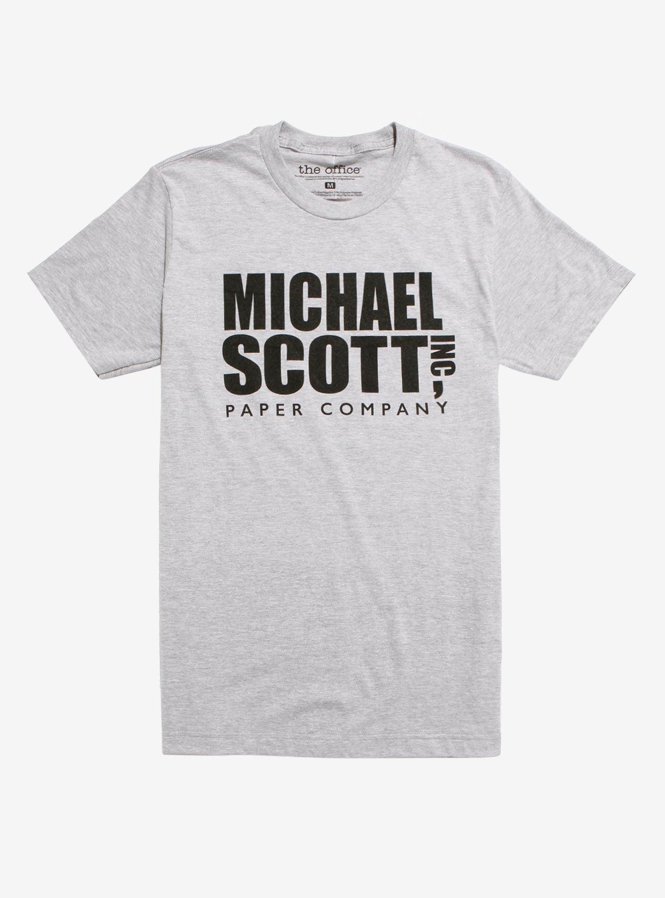 The Office Michael Scott Paper Company T-Shirt, HEATHER GREY, hi-res