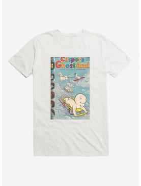 Casper The Friendly Ghost Ghostland And Friends Cloud Sled T-Shirt, WHITE, hi-res