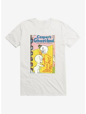 Casper The Friendly Ghost Ghostland And Friends Fence Art T-Shirt, WHITE, hi-res