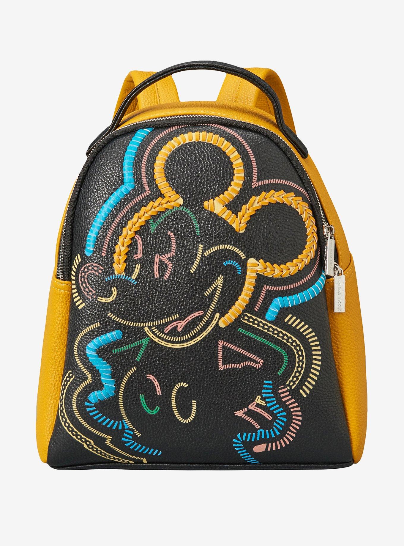 Danielle Nicole Disney Mickey Mouse Retro Multicolored Whipstitch Mini Backpack, , hi-res