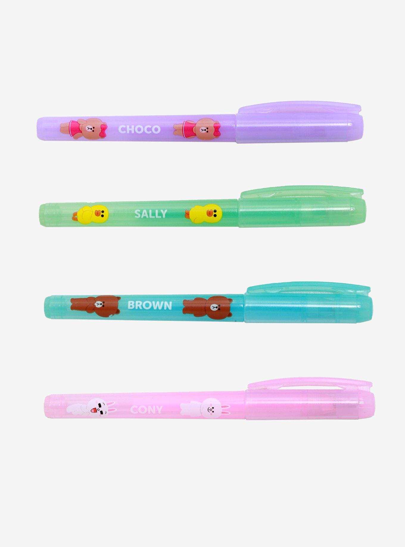 Line Friends Mini Gel Pen Set, , hi-res