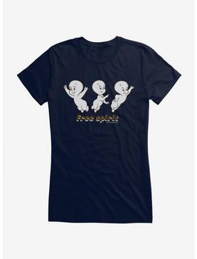 Casper The Friendly Ghost Free Spirit Girls T-Shirt, NAVY, hi-res