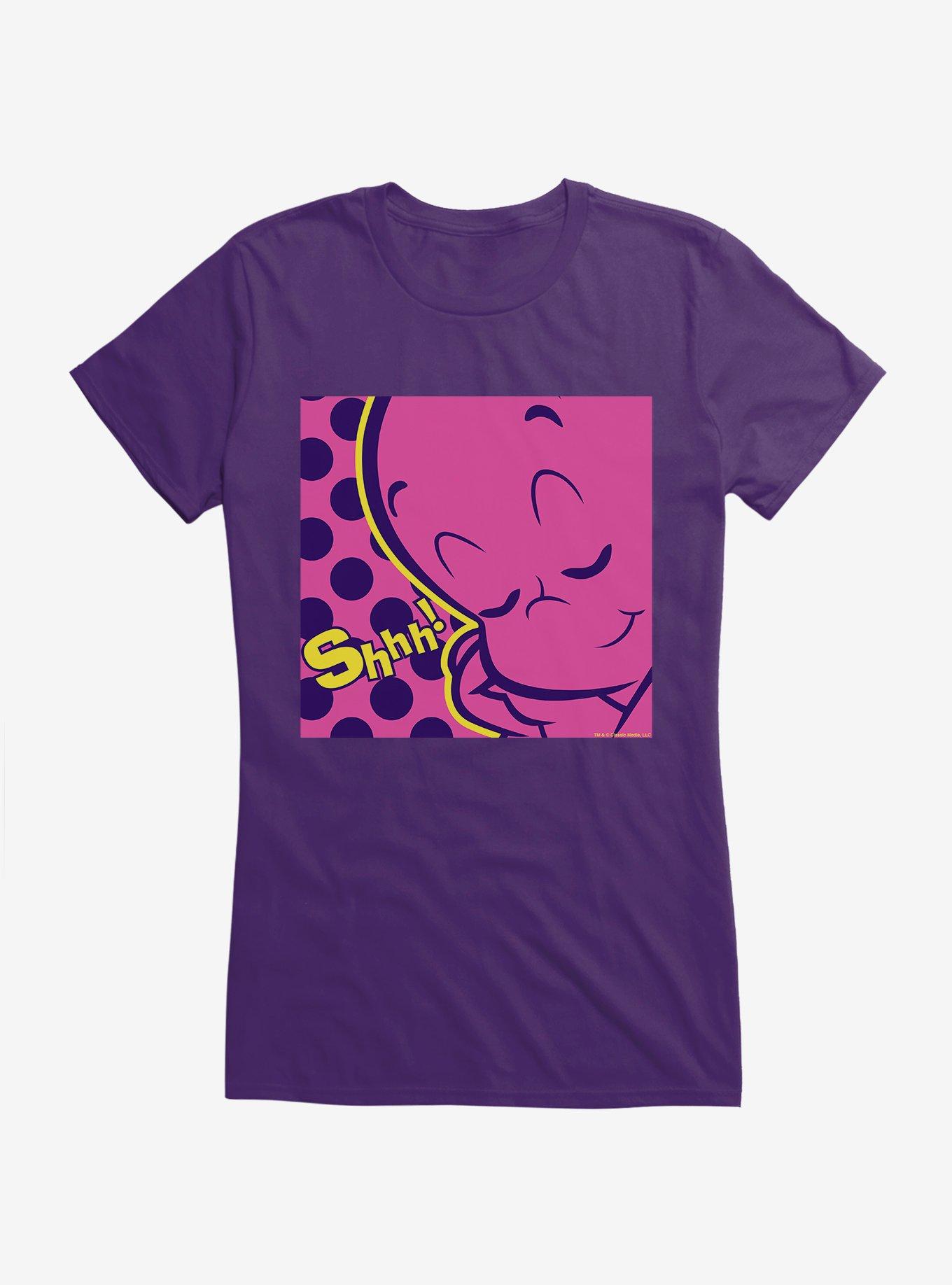 Casper The Friendly Ghost Pop Comic Art Shhh Girls T-Shirt, , hi-res