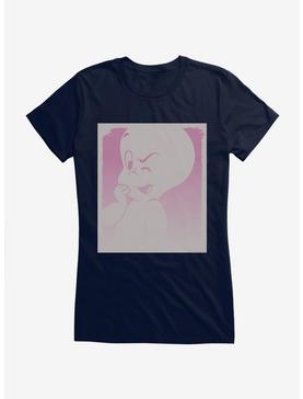 Casper The Friendly Ghost Up To Something Faded Girls T-Shirt, NAVY, hi-res