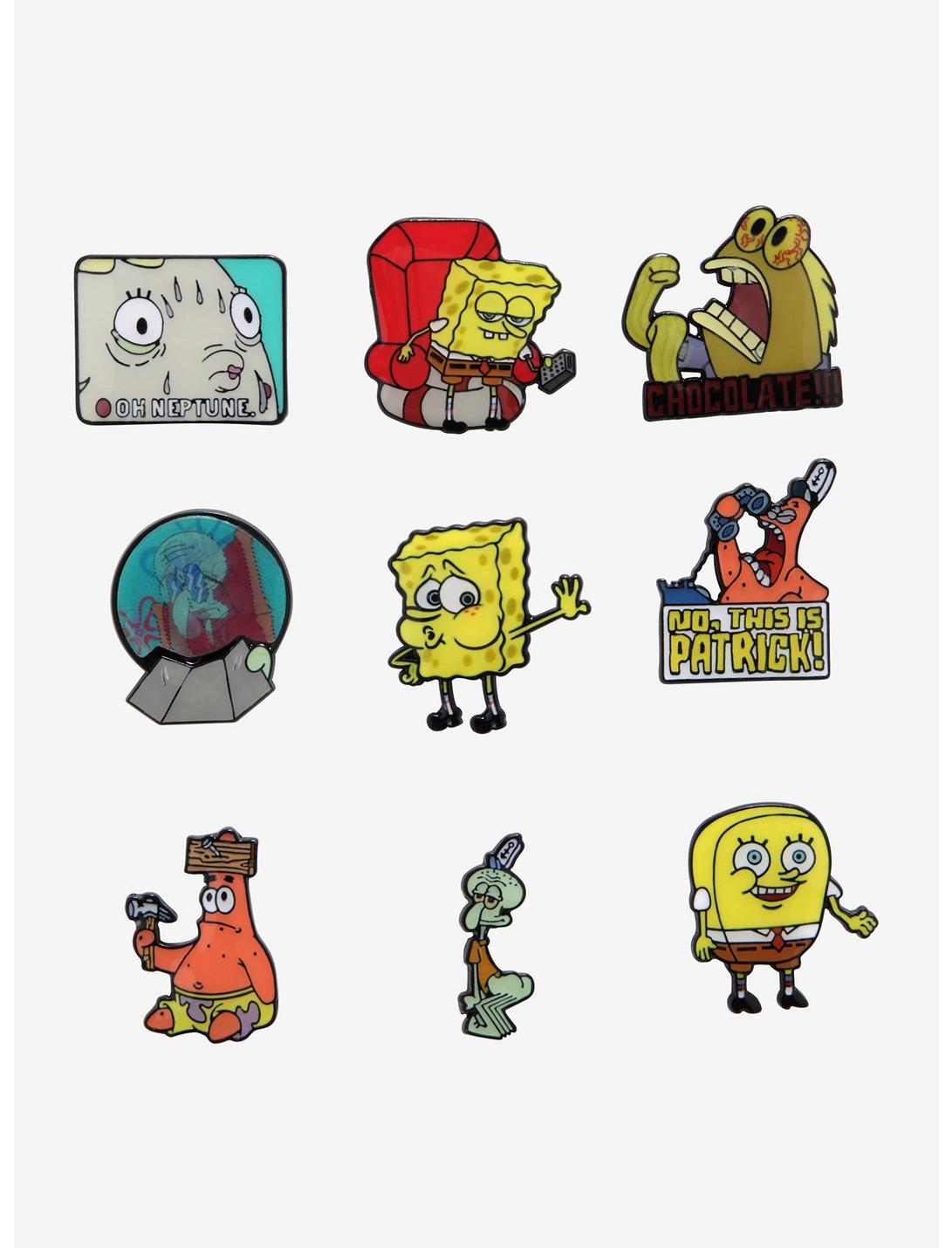 SpongeBob SquarePants Memes Blind Box Enamel Pin, , hi-res