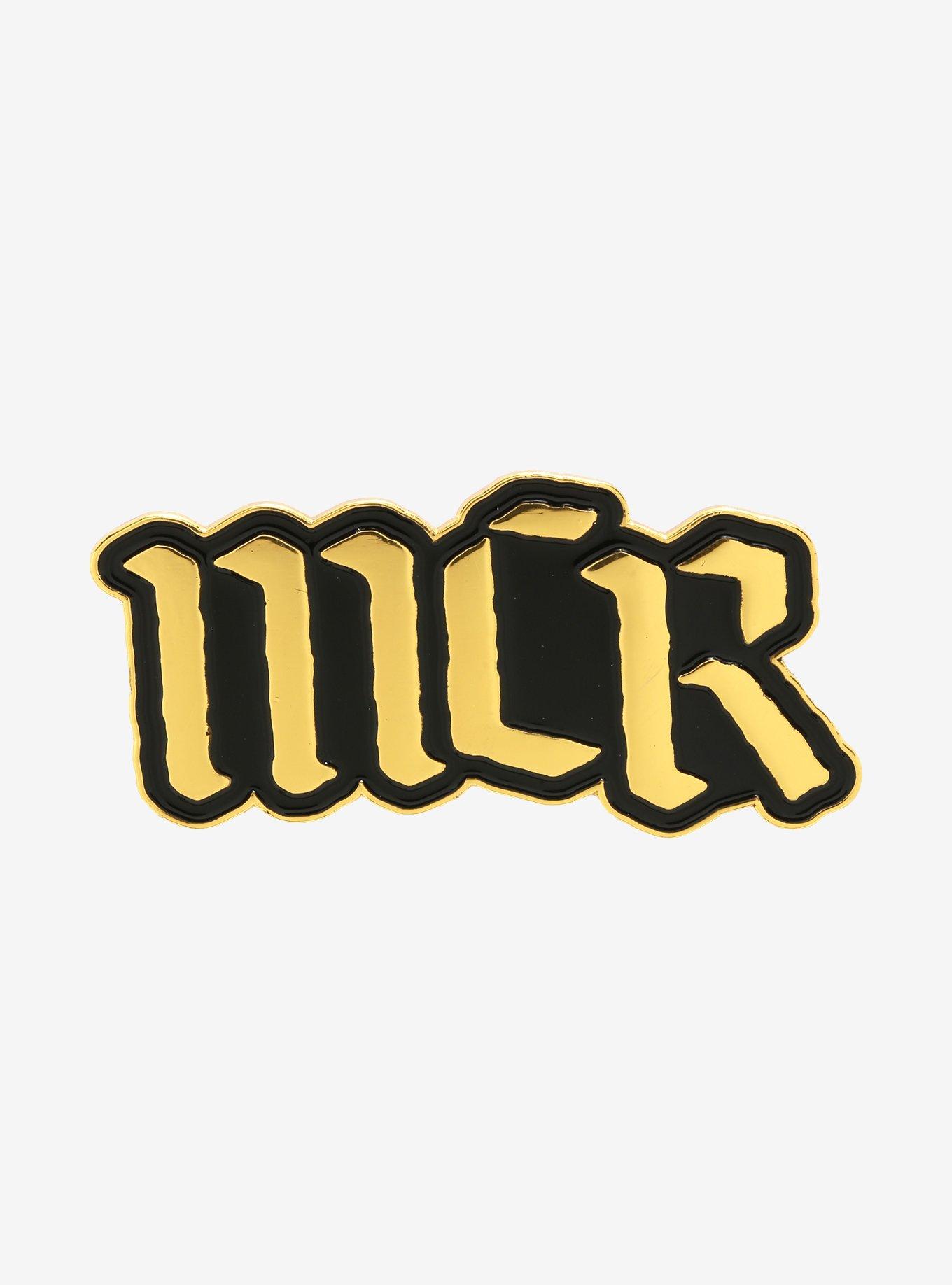 My Chemical Romance Gold Enamel Pin Hot Topic