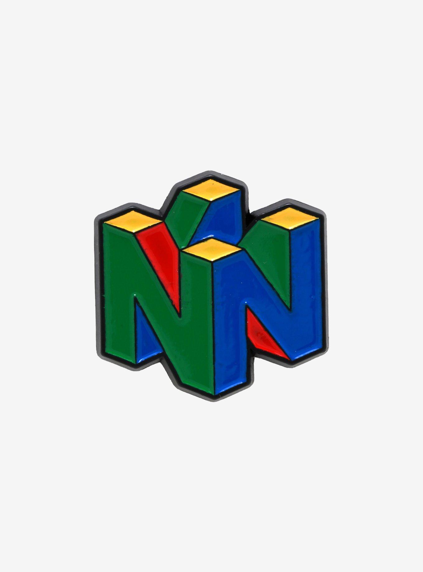 Nintendo 64 Logo Enamel Pin Hot Topic