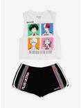 My Hero Academia Panel Girls Tank Top & Soft Shorts Set Plus Size, MULTI, hi-res