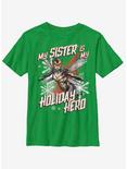 Marvel Ant Man Wasp Holiday Hero Youth T-Shirt, KELLY, hi-res