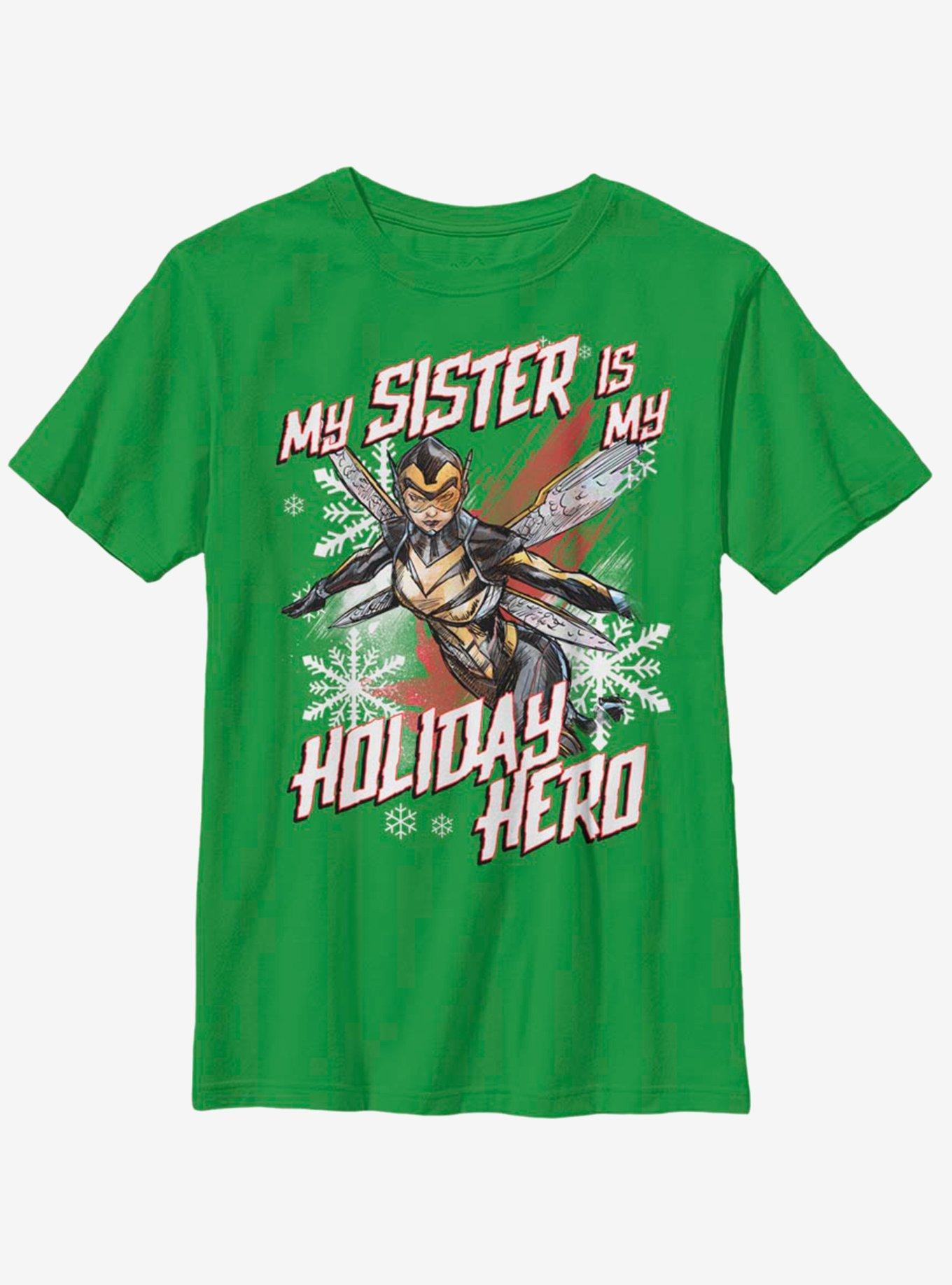 Marvel Ant Man Wasp Holiday Hero Youth T-Shirt, , hi-res