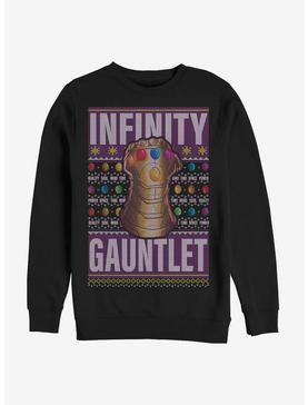 Marvel Avengers Gauntlet Christmas Pattern Sweatshirt, , hi-res