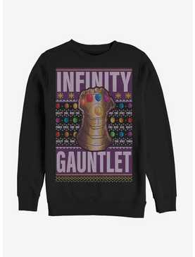 Marvel Avengers Gauntlet Christmas Pattern Sweatshirt, , hi-res