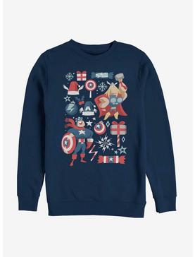 Marvel Avengers Holiday Mashup Sweatshirt, , hi-res