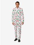 Suitmeister Men's Merry Christmas White Christmas Suit, WHITE, hi-res