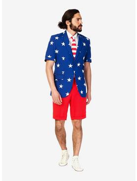OppoSuits Men's Short Stars And Stripes Americana Suit, , hi-res
