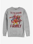 Marvel Avengers Family Season Sweatshirt, ATH HTR, hi-res
