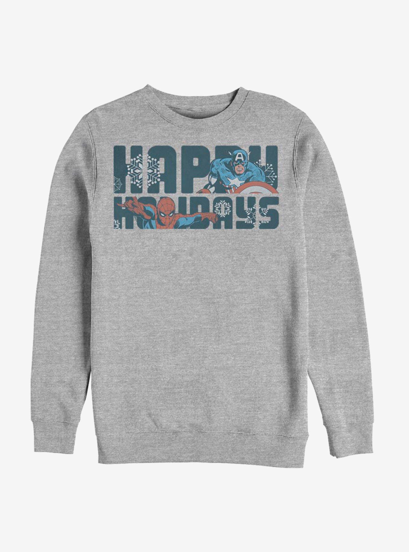 Marvel Avengers Happiest Of Holidays Sweatshirt, , hi-res