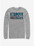 Marvel Avengers Happiest Of Holidays Long-Sleeve T-Shirt, ATH HTR, hi-res