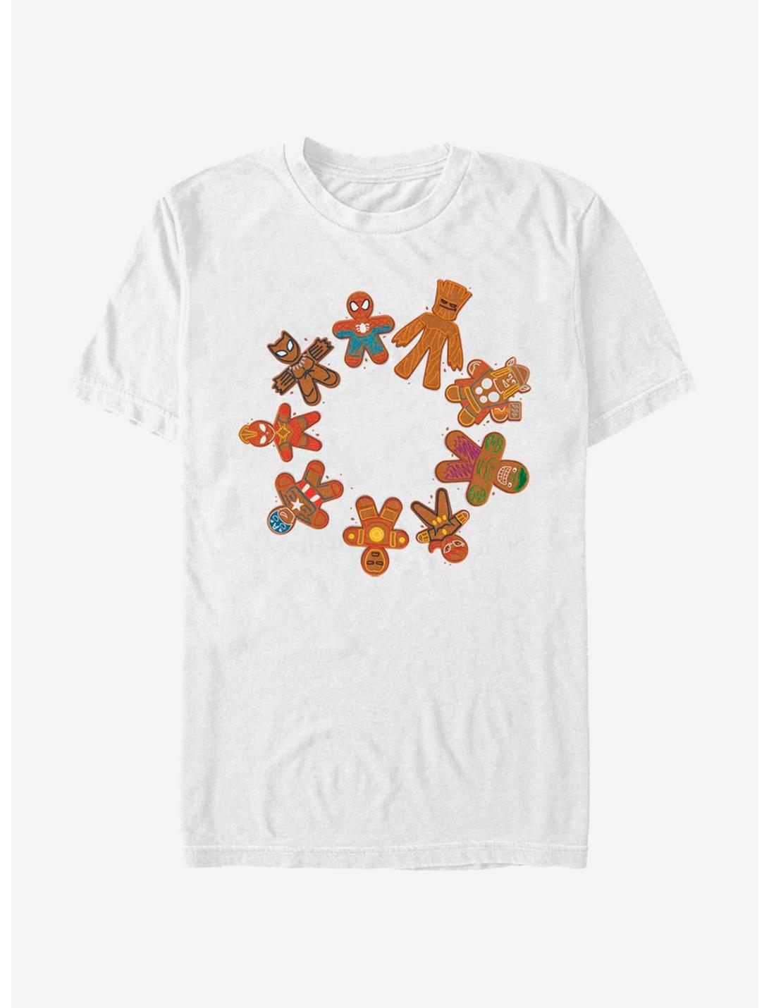 Marvel Avengers Cookie Circle T-Shirt, WHITE, hi-res
